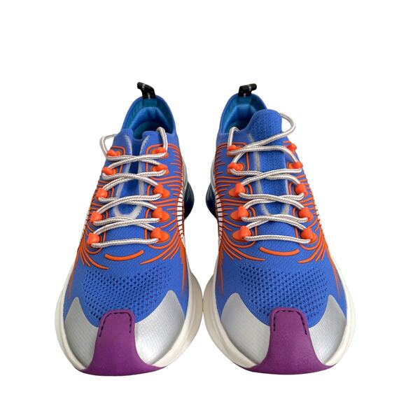 GUCCI Men's Run Sneaker Low Top Blue White Orange 680893 Size 11 US 11.5 NEW - Picture 12 of 13